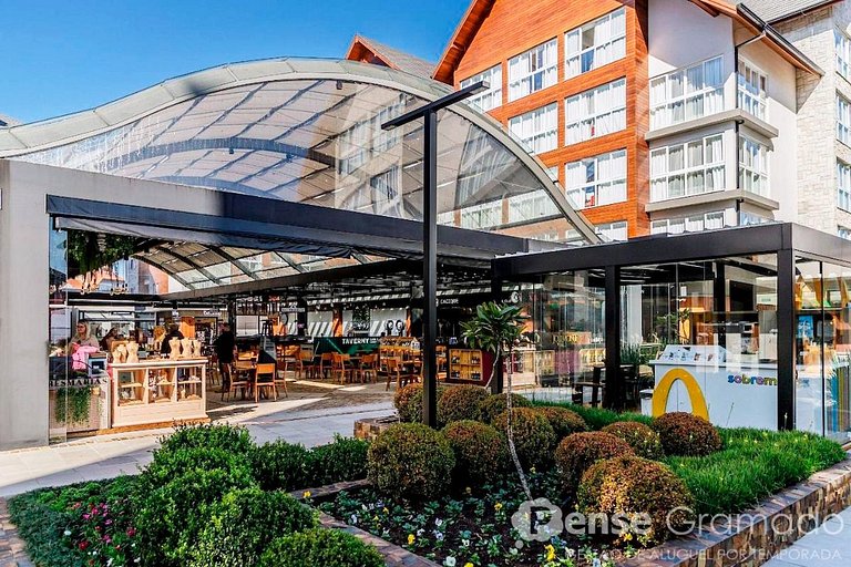Apartamento no Centro de Gramado mobiliado, equipado e decor