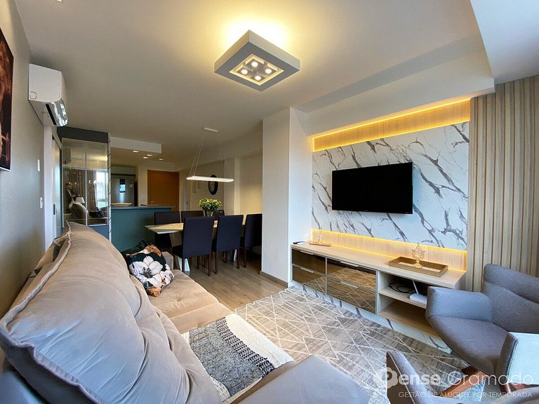 Apartamento no Centro de Gramado mobiliado, equipado e decor