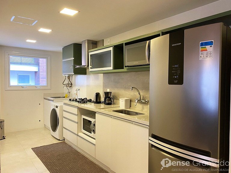 Apartamento no Centro de Gramado mobiliado, equipado e decor