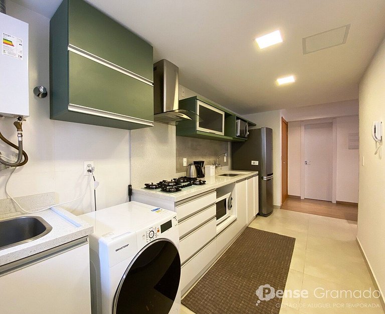 Apartamento no Centro de Gramado mobiliado, equipado e decor