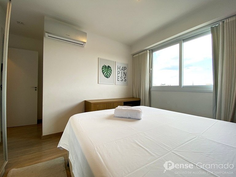 Apartamento no Centro de Gramado mobiliado, equipado e decor