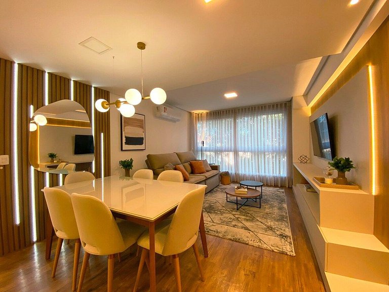 Apartamento em Gramado totalmente mobiliado, equipado e deco