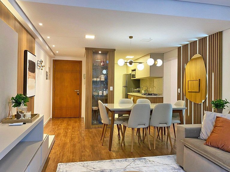 Apartamento em Gramado totalmente mobiliado, equipado e deco