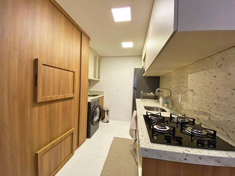 Apartamento em Gramado totalmente mobiliado, equipado e deco