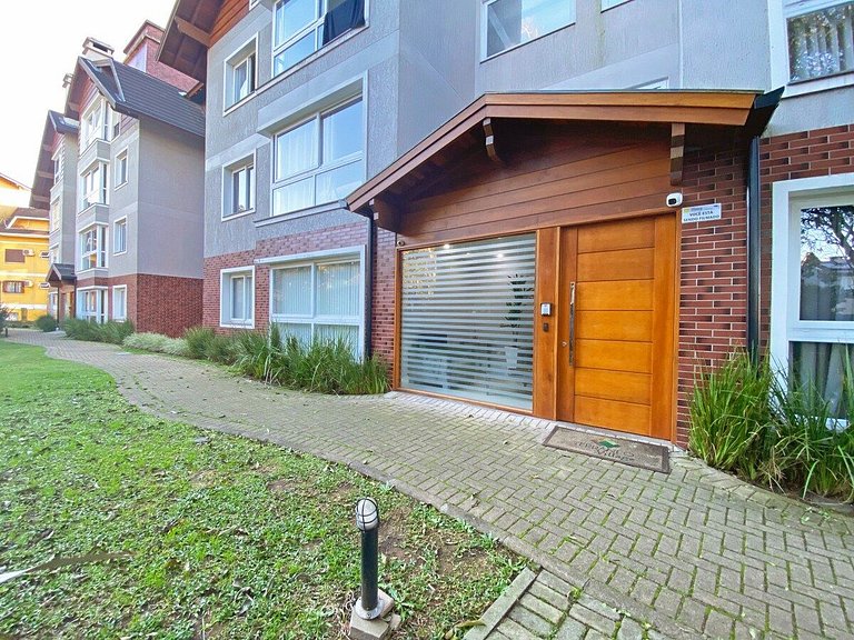 Terr. 201B - Apto c/ 2 dorm a 4min do Centro de Gramado