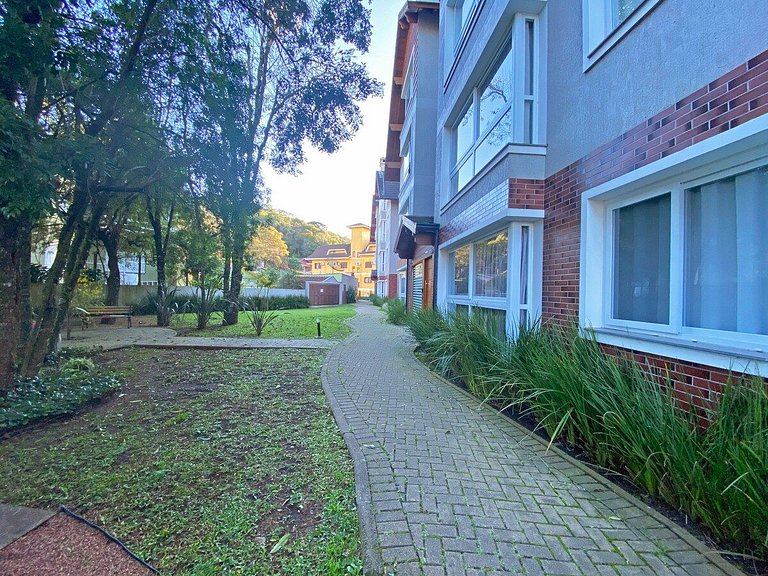 Terr. 201B - Apto c/ 2 dorm a 4min do Centro de Gramado