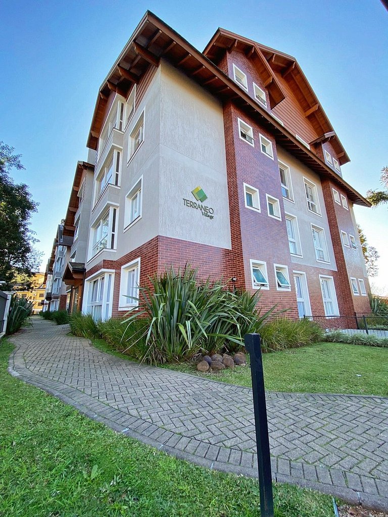 Terr. 201B - Apto c/ 2 dorm a 4min do Centro de Gramado