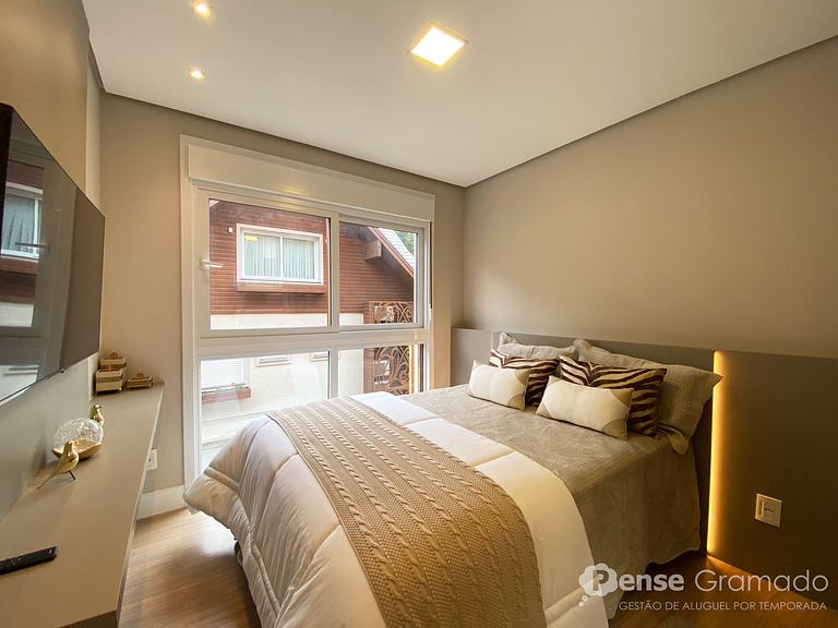 Bellag.308A - 2 suítes cond. c/ piscina e academia