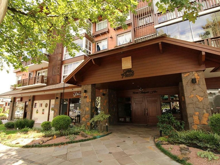 Apartamento a 300m da Rua Coberta de Gramado