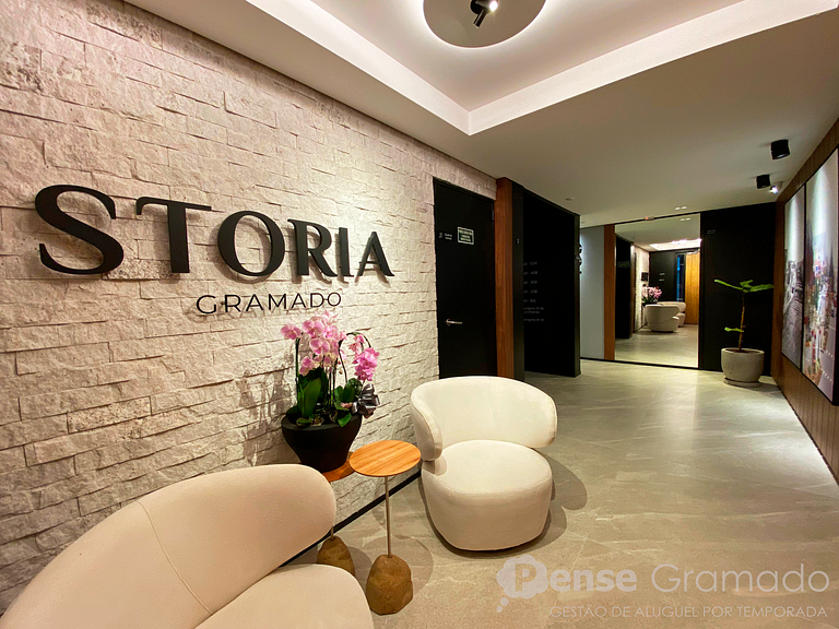 Storia 203 - Apto 2 suítes 400m da Rua Coberta de Gramado