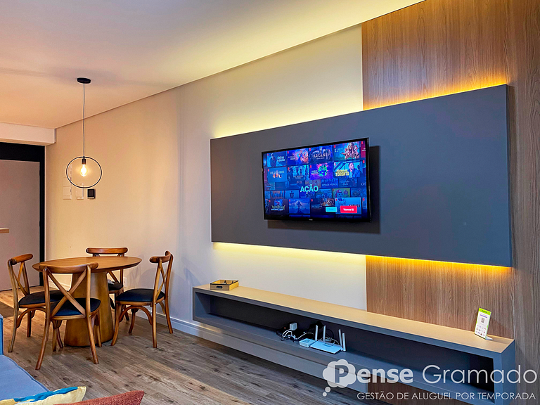 Storia 203 - Apto 2 suítes 400m da Rua Coberta de Gramado