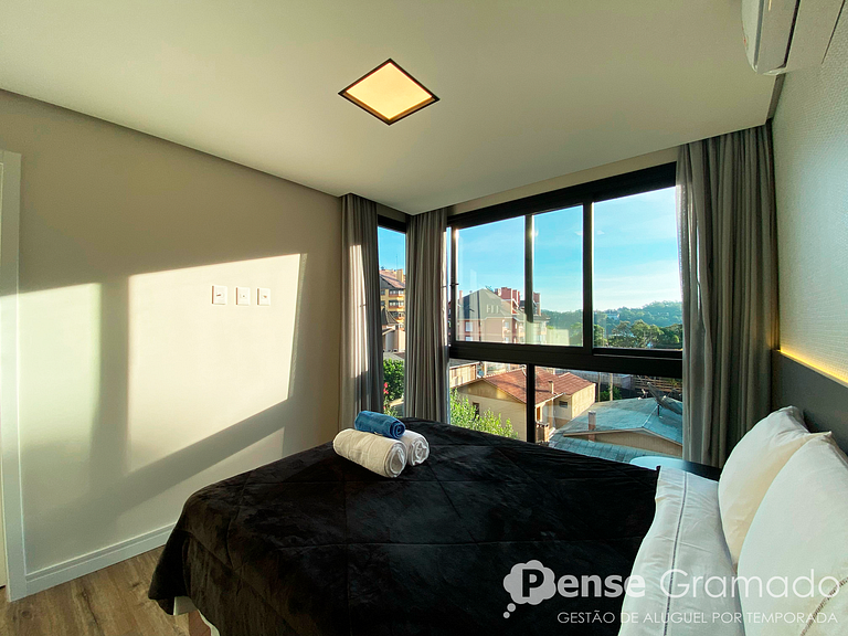 Storia 203 - Apto 2 suítes 400m da Rua Coberta de Gramado