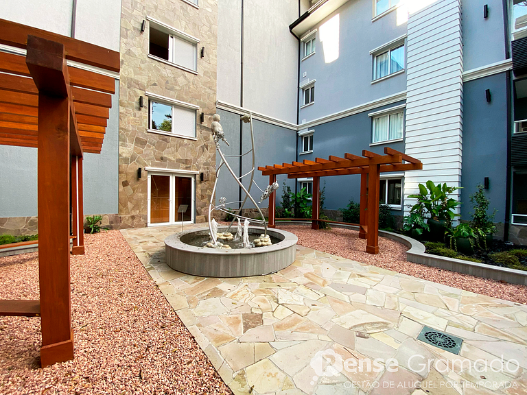 Angelo 202 - 2 suítes, 500m da Catedral de Pedra