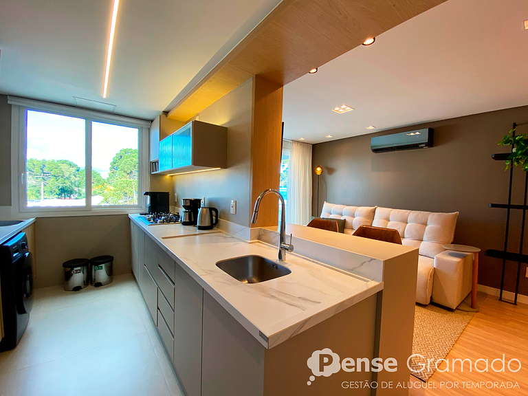 Angelo 202 - 2 suítes, 500m da Catedral de Pedra