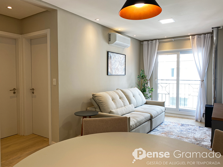 W. Garden 404 - Apto 2 dorm. 2 min. do Centro