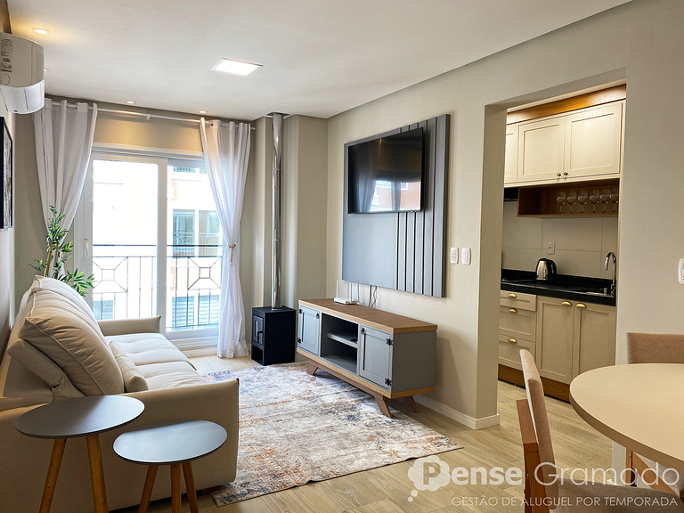 W. Garden 404 - Apto 2 dorm. 2 min. do Centro