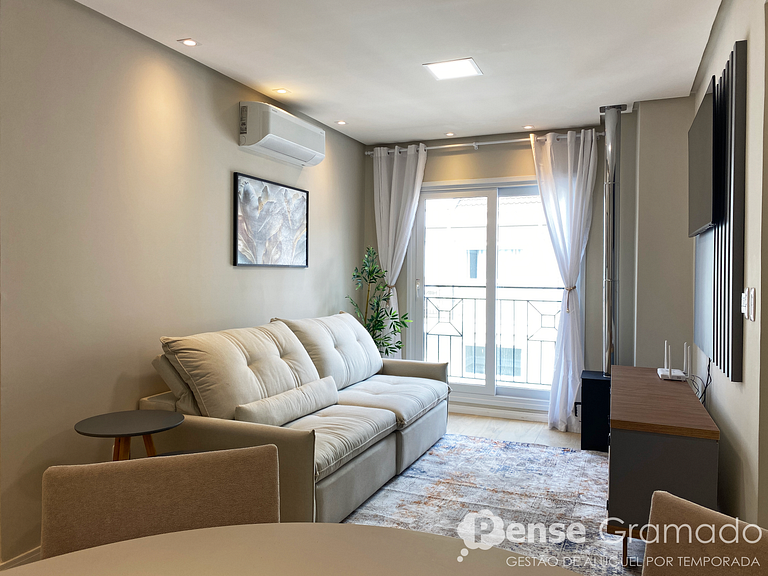 W. Garden 404 - Apto 2 dorm. 2 min. do Centro