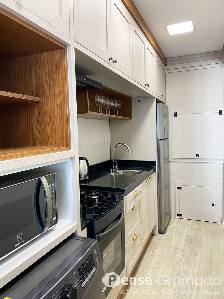 W. Garden 404 - Apto 2 dorm. 2 min. do Centro