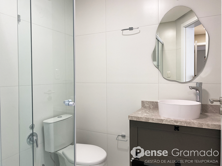 W. Garden 404 - Apto 2 dorm. 2 min. do Centro