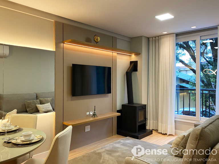 Lumiere 304 - Apto a 400m da Catedral de Pedra