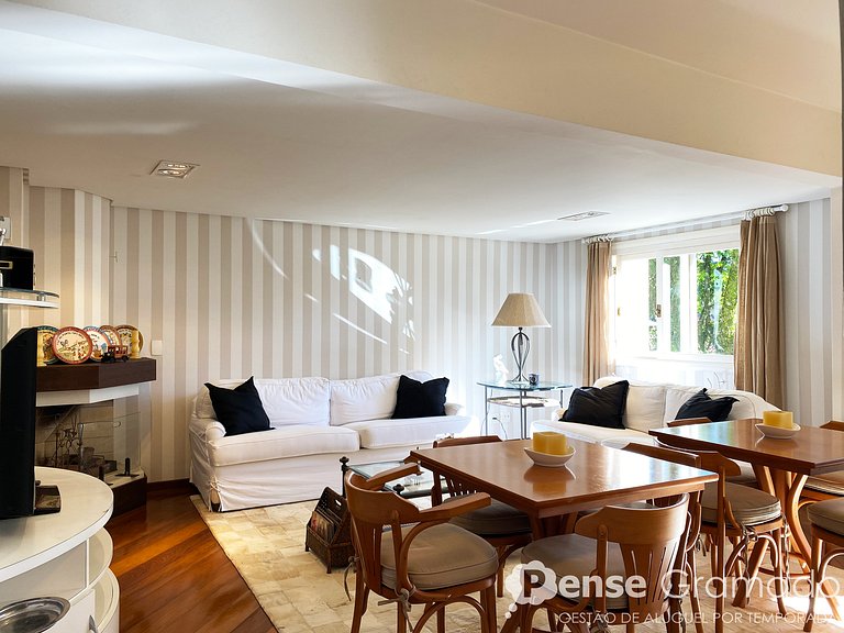 Tulipas 204 - 3 suítes, 2 vagas, 150m do Hard Rock Café