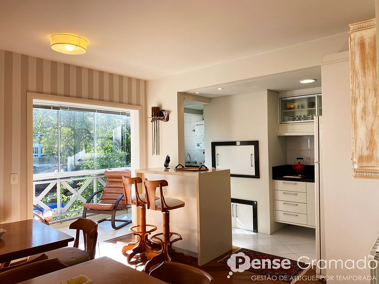 S.Tulipas 204 - Apto 3 suítes no Centro de Gramado